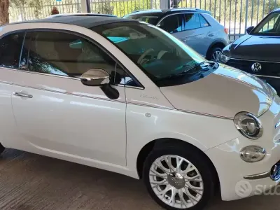 Usata Fiat 500C 2018 Bianco Cabrio