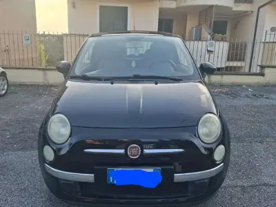 Usata Fiat 500 69 CV (50 kW) 2009 Nero Cabrio