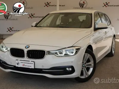 Usata BMW 316 Sport Line 116 CV (85 kW) 2016 Bianco Station wagon