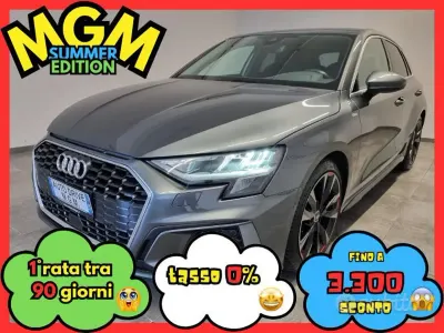 Usata Audi A3 S-Line 150 CV (110 kW) 2021 Grigio scuro Berlina