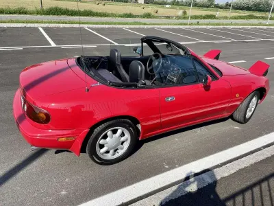 Usata Mazda MX5 116 CV (85 kW) 1990 Rosso Cabrio