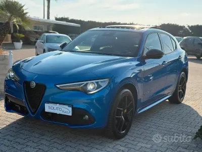 Usata Alfa Romeo Stelvio Veloce 210 CV (154 kW) 2020 Blu SUV