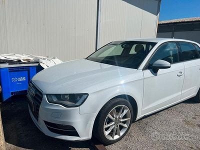Usata Audi A3 Ambition 104 CV (76 kW) 2013 Bianco Berlina