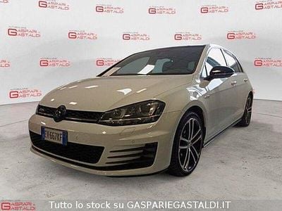 Usata VW Golf VII GTD 184 CV (135 kW) 2014 Bianco Utilitaria