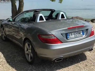 Usata Mercedes SLK200 184 CV (135 kW) 2015 Grigio Cabrio