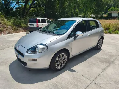 Usata Fiat Punto Lounge 75 CV (55 kW) 2014 Grigio Utilitaria