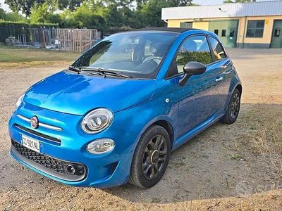 Usata Fiat 500C Sport 70 CV (51 kW) 2021 Blu Cabrio