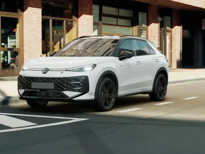 Nuova VW T-Roc R-line 150 CV (110 kW) 2026 Pure white nero SUV