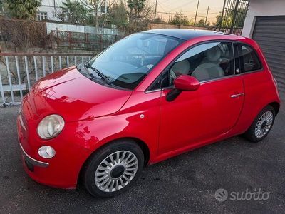 Usata Fiat 500 Lounge 69 CV (50 kW) 2011 Rosso Berlina