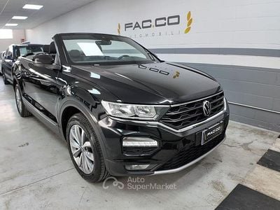 Usata VW T-Roc Cabriolet 150 CV (110 kW) 2021 Nero Cabrio