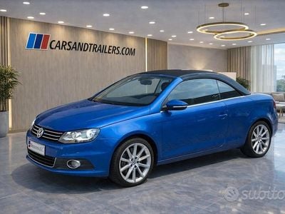 Usata VW Eos Sport 160 CV (117 kW) 2010 Blu Cabrio