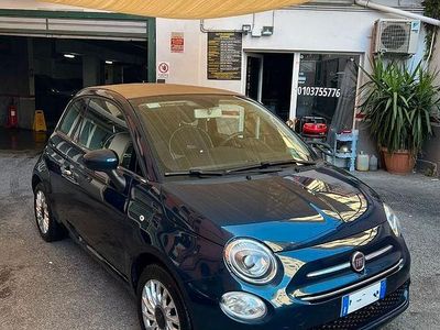 Usata Fiat 500 2018 Blu Cabrio