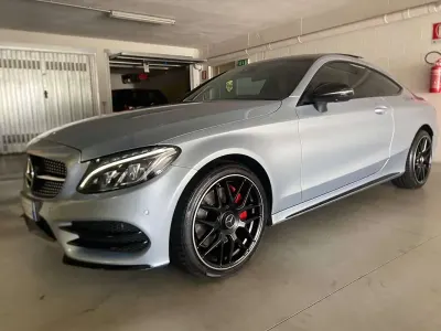 Usata Mercedes C250 Premium Plus 204 CV (150 kW) 2016 Argento Coupé