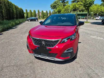 Usata Peugeot 3008 GT-line 131 CV (96 kW) 2018 Rosso SUV