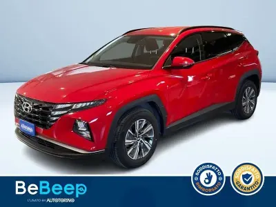 Usata Hyundai Tucson 150 CV (110 kW) 2021 Rosso metallizzato SUV