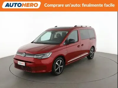 Usata VW Caddy Style 122 CV (89 kW) 2022 Rosso Monovolume