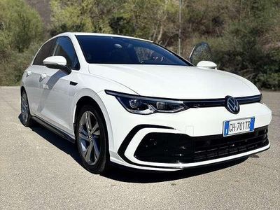 Usata VW Golf VIII R-line 150 CV (110 kW) 2022 Bianco Berlina