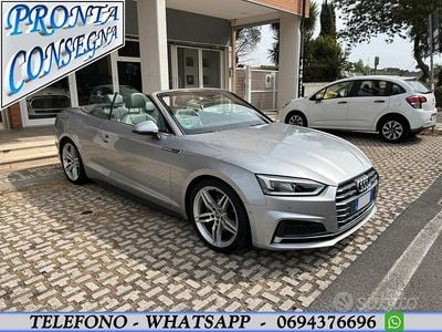 Usata Audi A5 Cabriolet S-Line 190 CV (139 kW) 2018 Grigio Cabrio