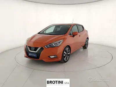 Gebraucht Nissan Micra Tekna 90 PS (66 kW) 2017 Orange Kleinwagen