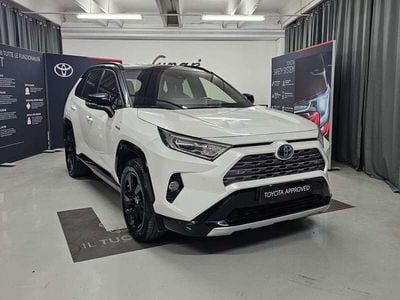 Usata Toyota RAV4 Hybrid Style 222 CV (163 kW) 2021 Bianco SUV