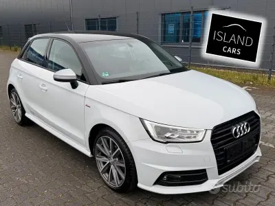 Usata Audi A1 S-Line 95 CV (69 kW) 2018 Bianco Berlina
