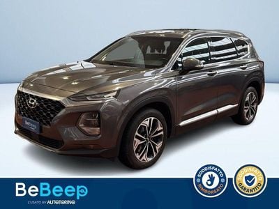 Usata Hyundai Santa Fe 200 CV (147 kW) 2018 Grigio metallizzato SUV