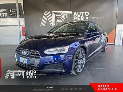 Usata Audi A5 Sportback Comfort 190 CV (139 kW) 2019 Blu Utilitaria