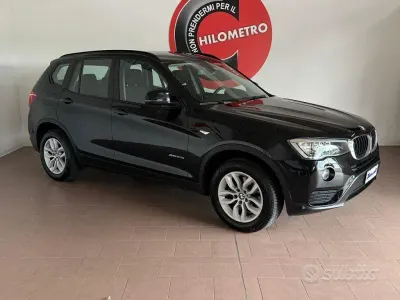 Usata BMW X3 Efficient Dynamics 190 CV (139 kW) 2017 Nero SUV