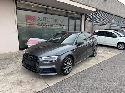 Usata Audi A3 S-Line 150 CV (110 kW) 2019 Grigio Berlina
