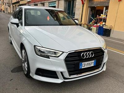 Usata Audi A3 S-Line 150 CV (110 kW) 2020 Bianco Berlina