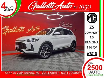 Nuova MG ZS Comfort 116 CV (85 kW) 2025 Dover white SUV