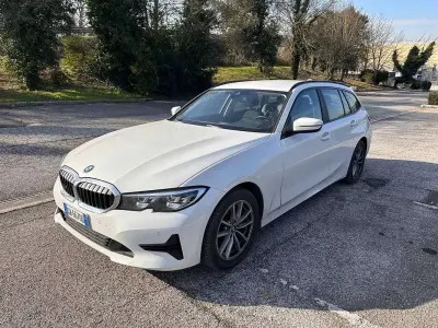 Usata BMW 318 Advantage 150 CV (110 kW) 2020 Bianco Station wagon