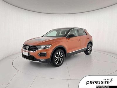 Usata VW T-Roc Style 116 CV (85 kW) 2019 Arancione metallizzato SUV