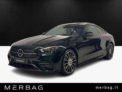 Usata Mercedes E220 Premium 194 CV (142 kW) 2022 Verde Coupé