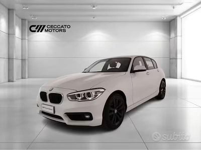 Usata BMW 116 Advantage 116 CV (85 kW) 2018 Bianco Utilitaria