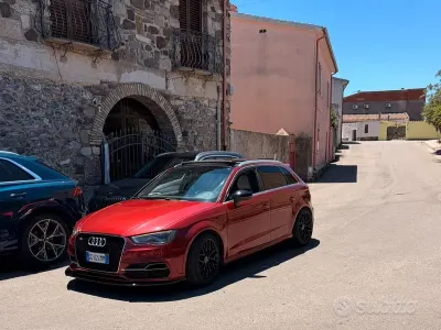 Usata Audi S3 300 CV (220 kW) 2014 Rosso Berlina
