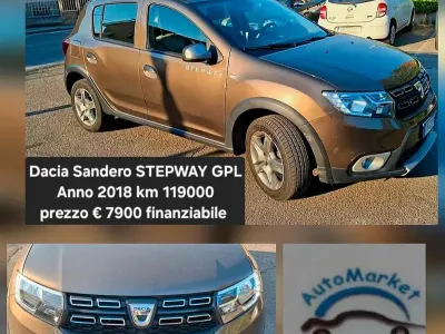 Usata Dacia Sandero Stepway 90 CV (66 kW) 2018 Marrone Berlina