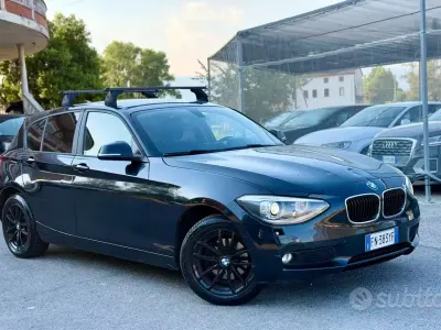 Usata BMW 118 Sport Line 143 CV (105 kW) 2014 Nero Utilitaria