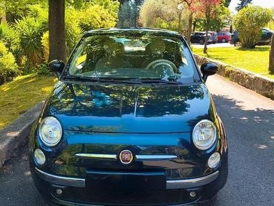 Usata Fiat 500 Lounge 69 CV (50 kW) 2015 Blu Utilitaria