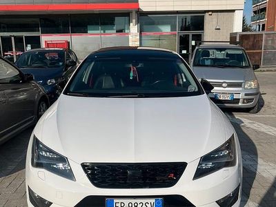 Usata Seat Leon FR 125 CV (91 kW) 2013 Bianco Berlina