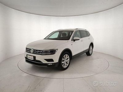 Usata VW Tiguan Allspace Advance 150 CV (110 kW) 2018 Bianco SUV