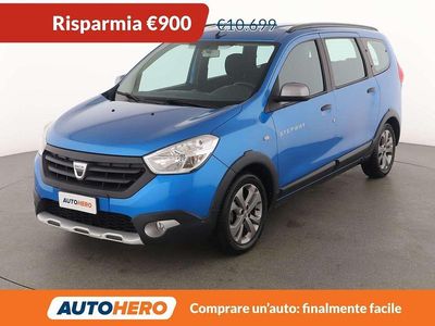 Usata Dacia Lodgy Stepway 109 CV (80 kW) 2016 Blu/azzurro Monovolume