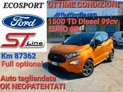 Usata Ford Ecosport ST-Line 99 CV (72 kW) 2018 Marrone SUV