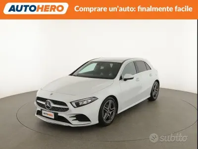 Usata Mercedes A180 AMG line 116 CV (85 kW) 2022 Bianco Berlina