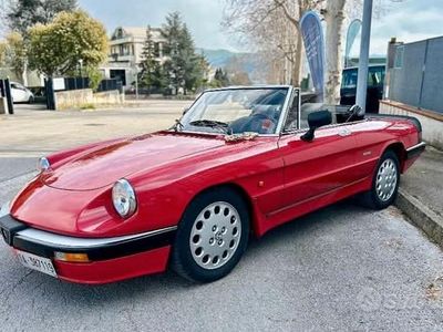 Usata Alfa Romeo Spider Quadrifoglio Verde 125 CV (91 kW) 1987 Rosso Cabrio