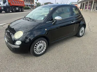 Usata Fiat 500 Lounge 75 CV (55 kW) 2009 Nero Cabrio