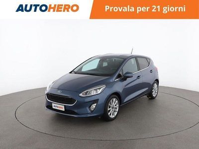 Usata Ford Fiesta Titanium 85 CV (62 kW) 2019 Blu Utilitaria