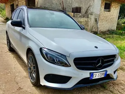 Usata Mercedes C220 170 CV (125 kW) 2014 Bianco Station wagon