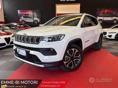 Usata Jeep Compass Limited 190 CV (139 kW) 2022 Bianco SUV