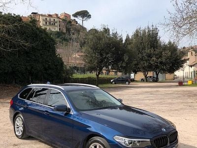 Usata BMW 520 Sport Line 190 CV (139 kW) 2019 Blu Station wagon